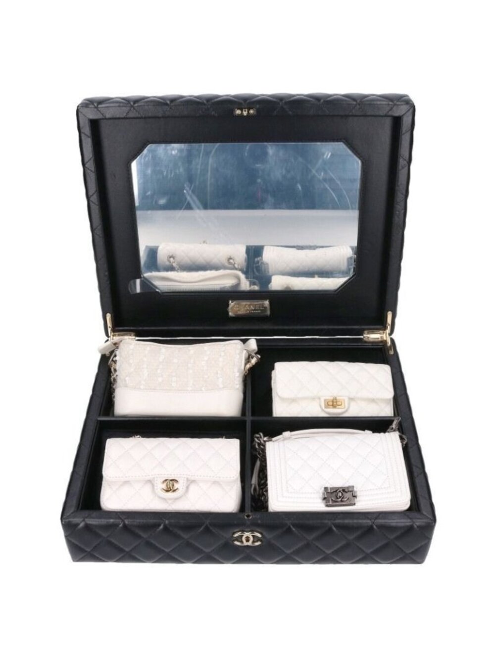 Chanel Sets of 4 Minis Bags Mini Bag in Quilted Leather Case
